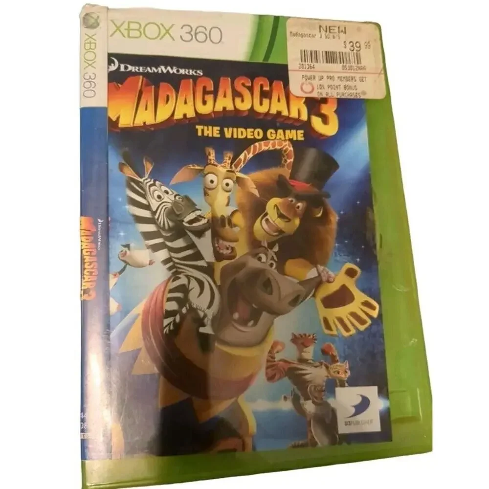 Madagascar 3: The Video Game (Microsoft Xbox 360, 2012) no manual